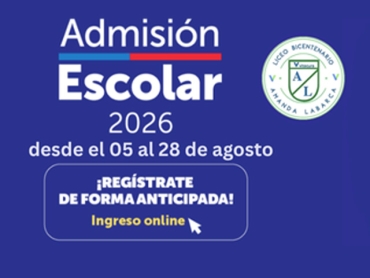 Proceso Admisión 2026